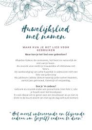 bruiloft liedjes nederlandstalig