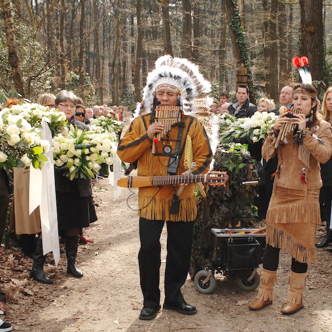 panfluit muziek begrafenis